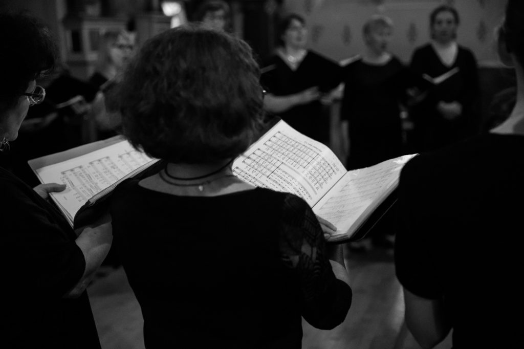 ensemble vocal resonance, choriste dos